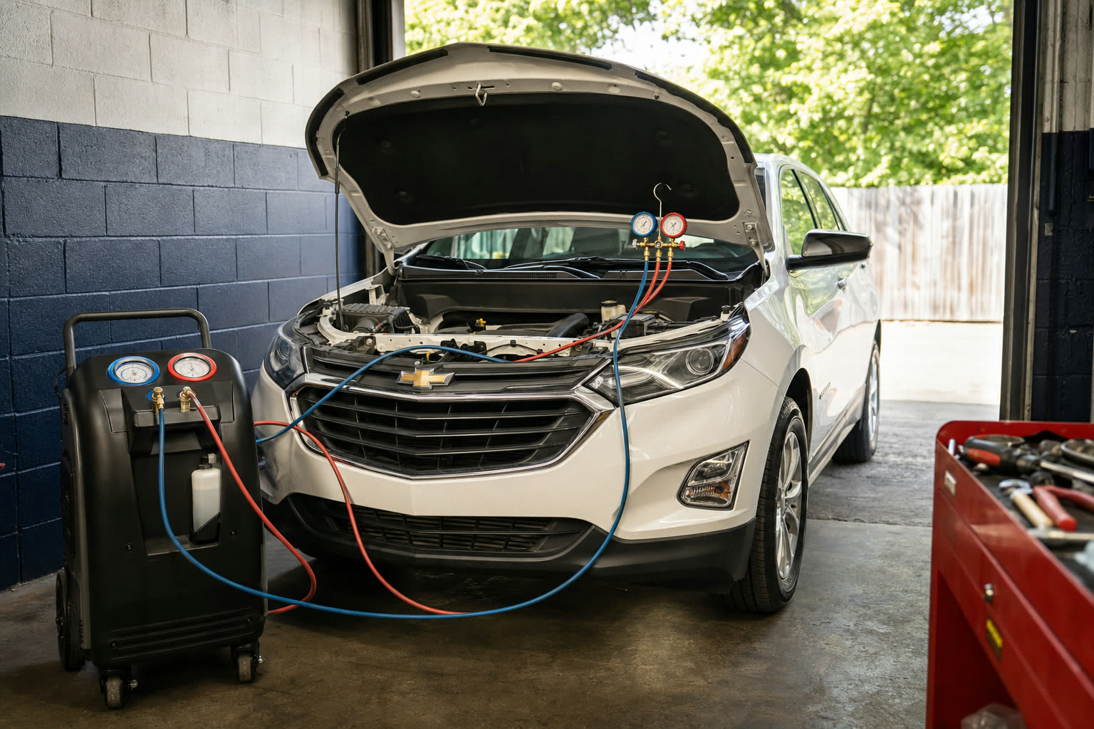 A/C and heating repair at Tees Auto Repairs, Detroit auto repair shop