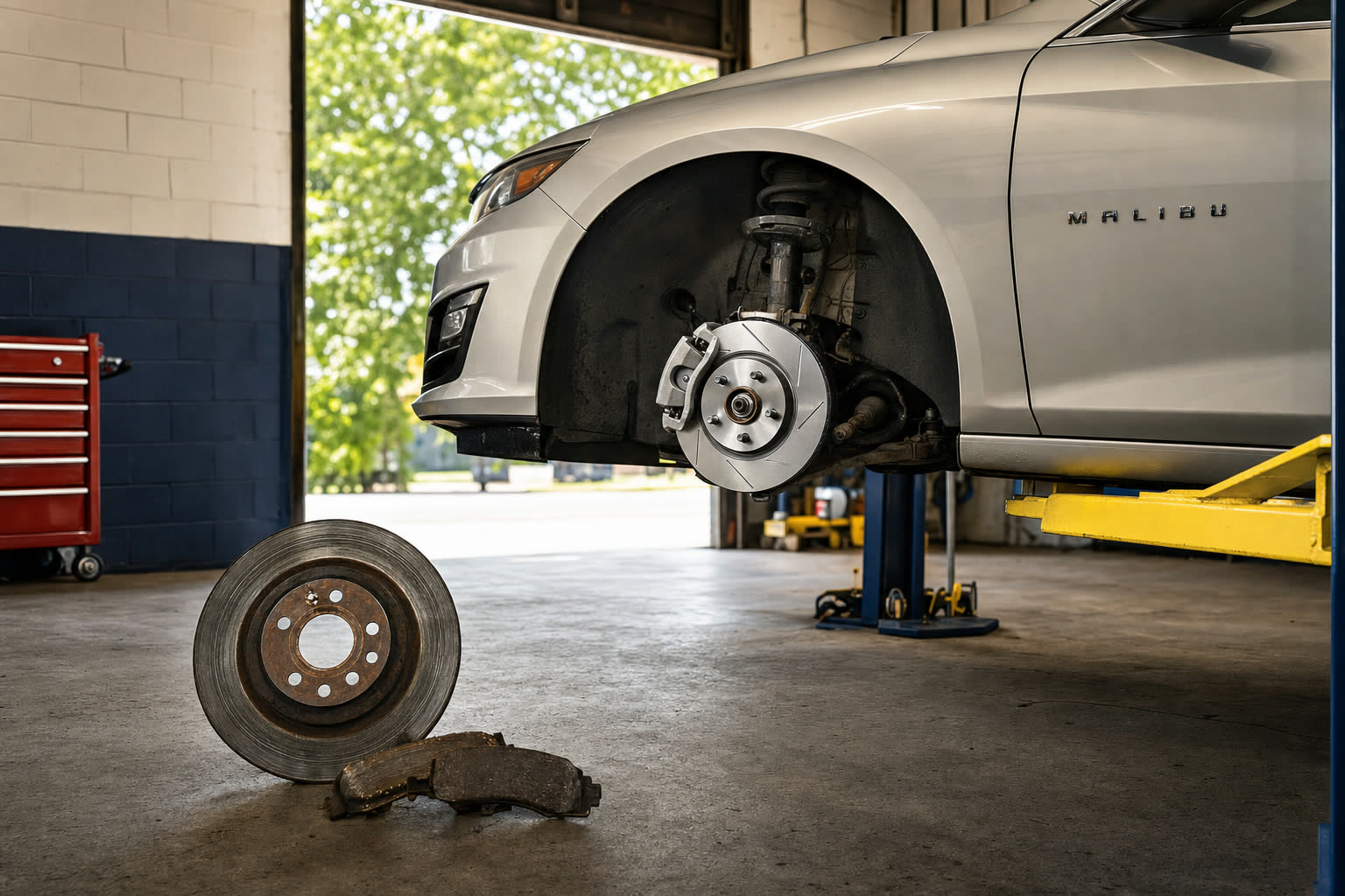 Brake repair at Tees Auto Repairs, Detroit auto repair shop