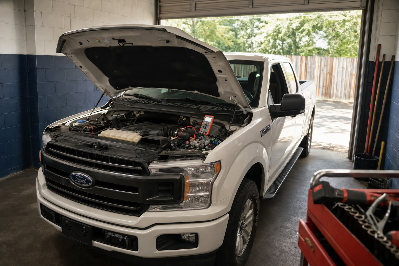 Auto electrical repair at Tees Auto Repairs, Detroit auto repair shop