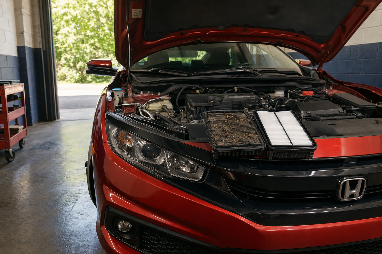 Tune-up at Tees Auto Repairs, Detroit auto repair shop